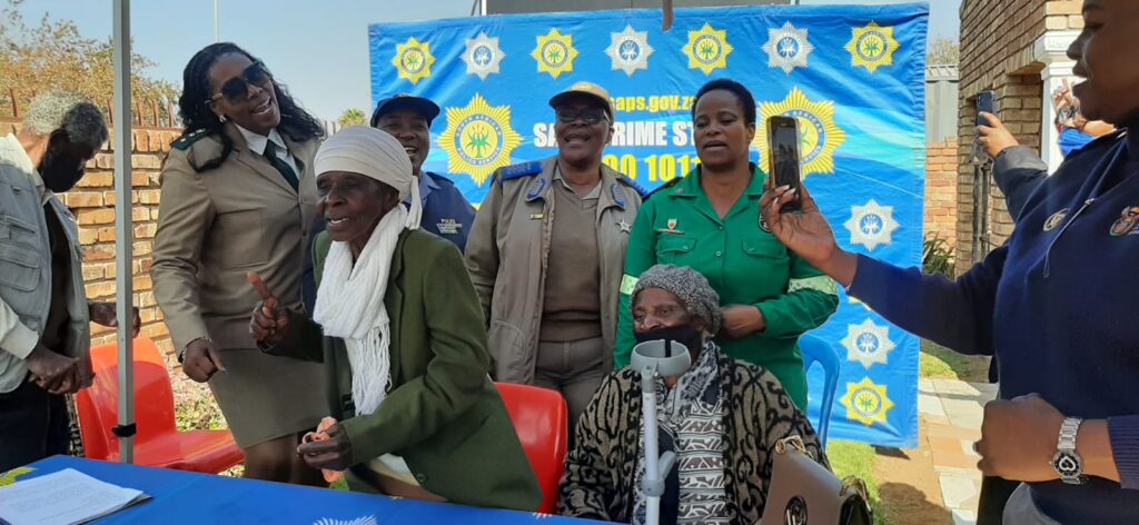 Women Law enforcers join hands to celebrate woman’s 95th Birthday